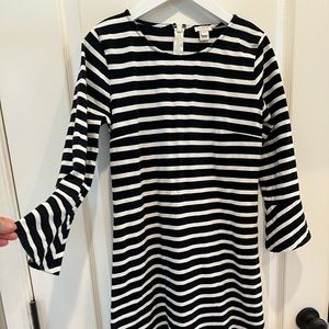 Jcrew casual striped cotton dress.